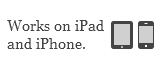 Works on iDevices logo